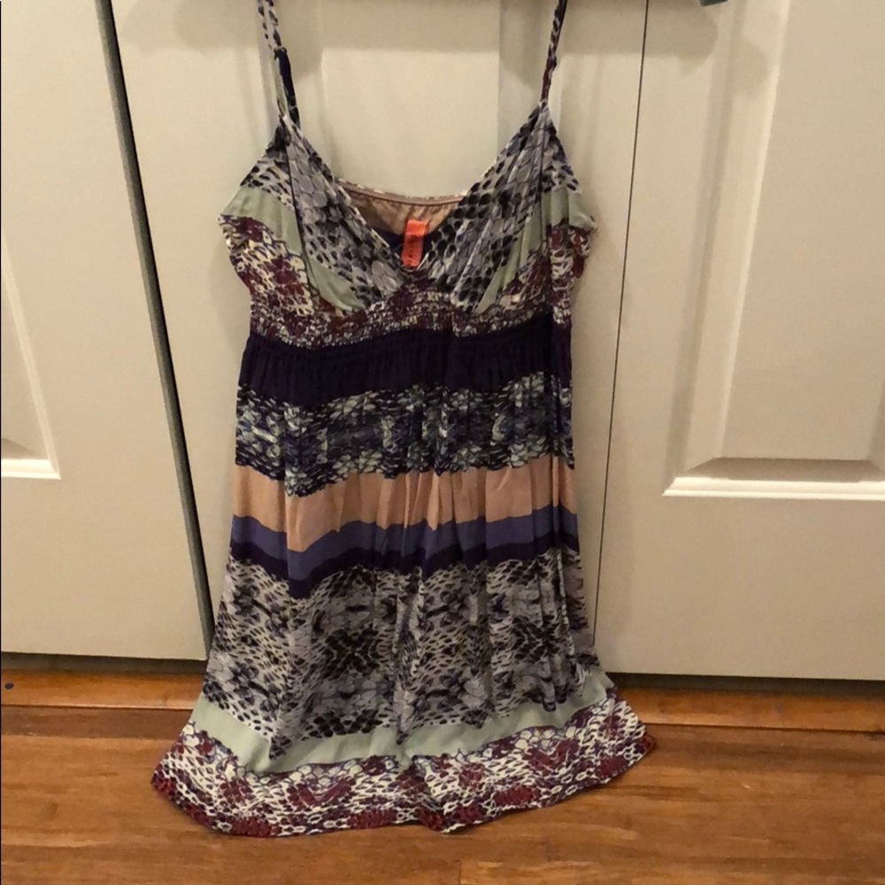 Multi color short dress